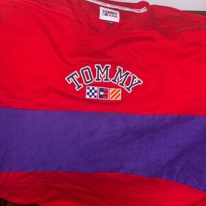 Tommy Hilfiger Red and Purple Striping